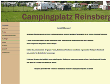 Tablet Screenshot of campingplatz-reinsberg.de